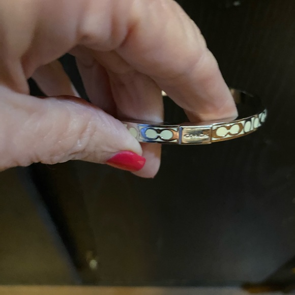 Coach Bracelet Silver and White - Picture 2 of 4